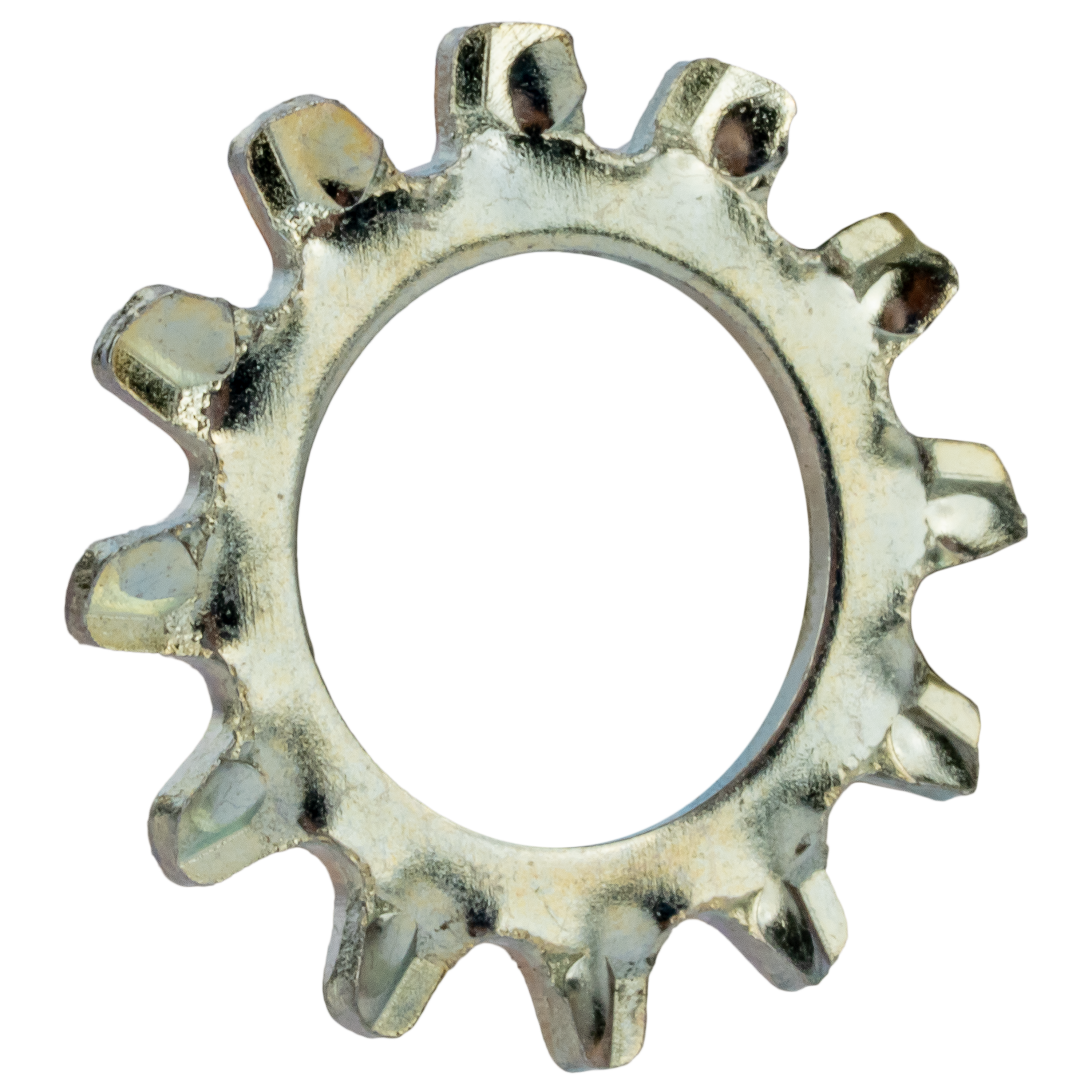 <ul><li>Manufactured from special carbon steel </li><li>Provides positive two-directional locking</li><li>Keeps assemblies tight </li><li>Zinc plated to resist rust and corrosion</li><li>Provides torsional resistance against vibration. Extensive toothed area offers adequate locking action, particularly where there are oversized holes.</li></ul>|
